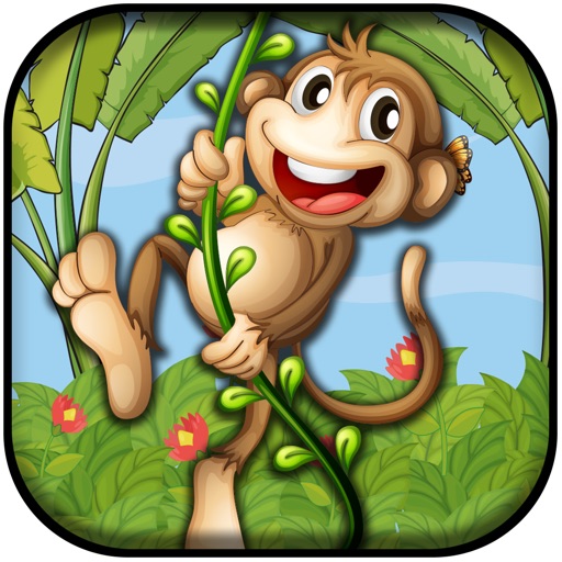 A Super Swing Monkey Jumping World Zoo Jungle Tap & Bounce Free icon