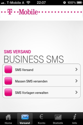 T-Mobile Business SMS screenshot 3