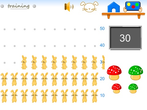 Count from 1 to 50 - LudoSchool screenshot 2