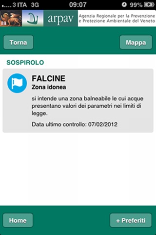 App ARPAV Balneazione screenshot 4