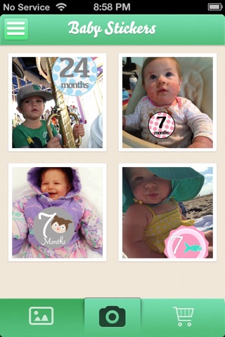 Baby Stickers - Milestones screenshot 3