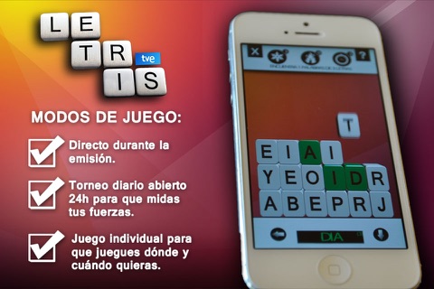 Letris TVE screenshot 2