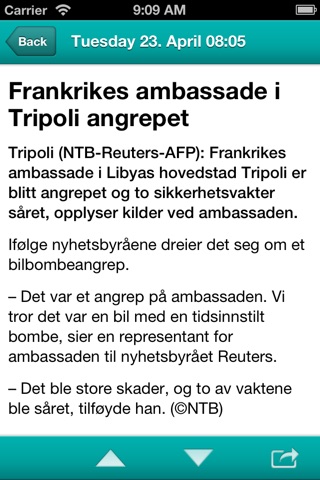 NTB Nyheter screenshot 2