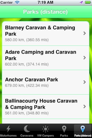 Caravan, Motorhome and Camping guide to Ireland screenshot 2