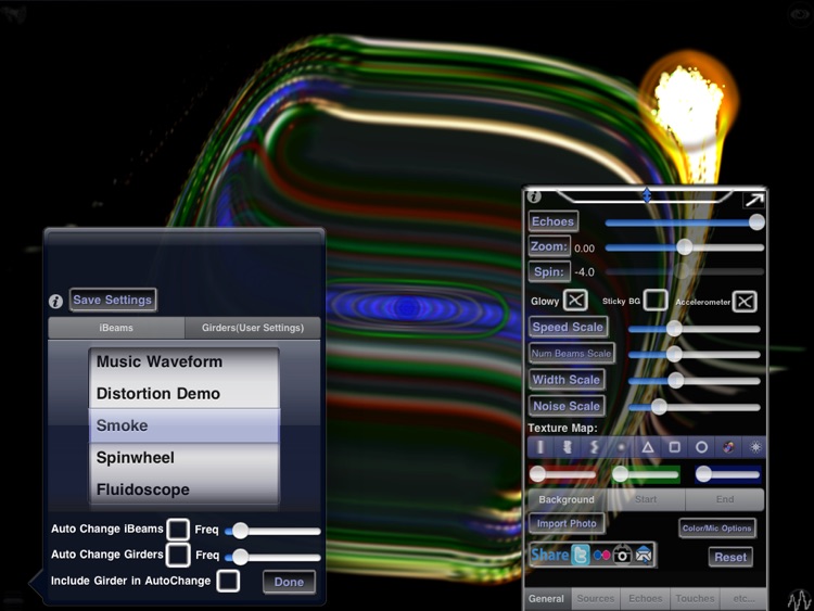 iBeams HD - Art Light Show and Music Visualizer screenshot-3