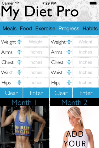 My Diet Pro - Track your diet, exercise and bad habits screenshot 3