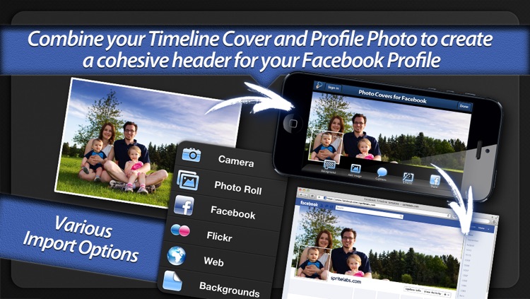 Photo Covers for Facebook: Timeline Editor