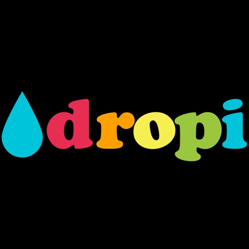 dropi - minimal design digital, clock, watch, for your desktop icon