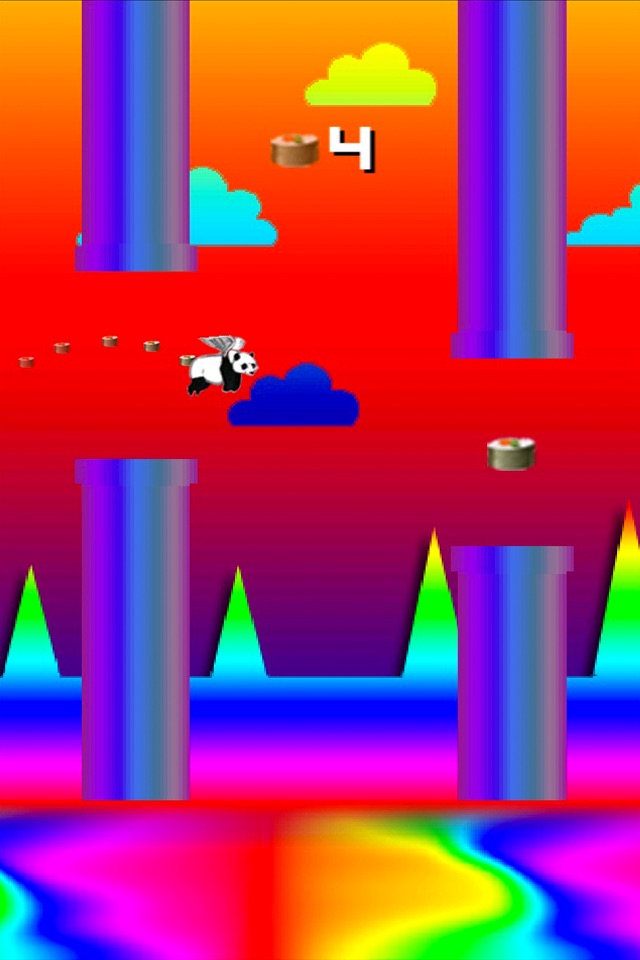 Trippy Panda - Flappy Fun Without A Bird screenshot 3