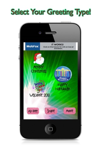 Christmas Hanukkah New Year Holiday Season Greeting Voices - Love, Celebrate, Customize the Festival with Special Celebrity Celebration Voice Over Message screenshot 2
