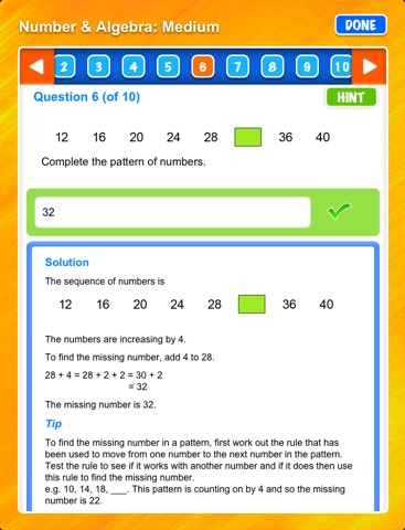 Excel NAPLAN*-style Year 3 Numeracy Tests screenshot 2