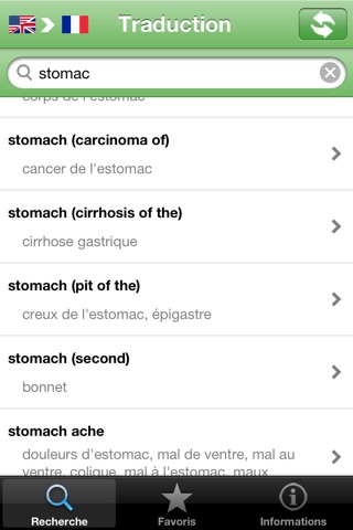 Dictionnaire Médecine bilingue screenshot 4