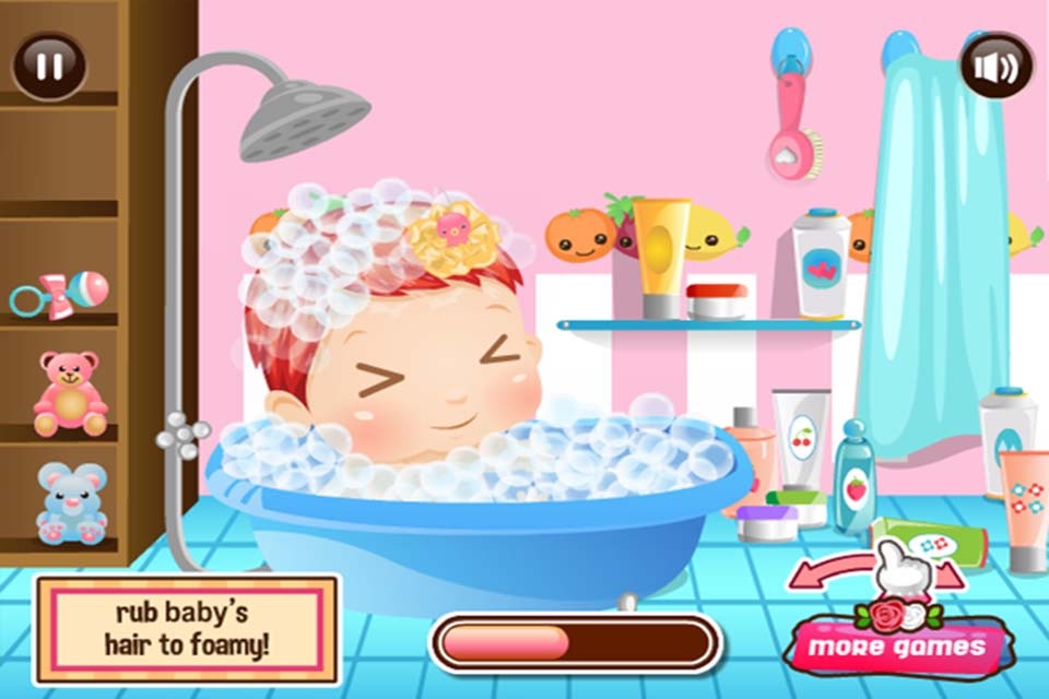 Cute Baby Care : Diaper Change & Bathing & Dressing screenshot 2