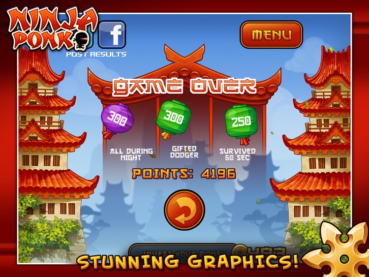 Ninja Ponk HD screenshot-3