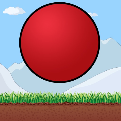 Red Ball Jump Bouncing Flyer™ Icon