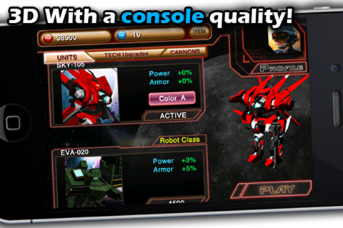 Battle 3D: Robots Sky Free screenshot 4