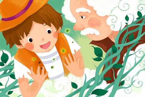 Jack and the Beanstalk - bedtime fairy tale Interactive Book iBigToy-child screenshot 3