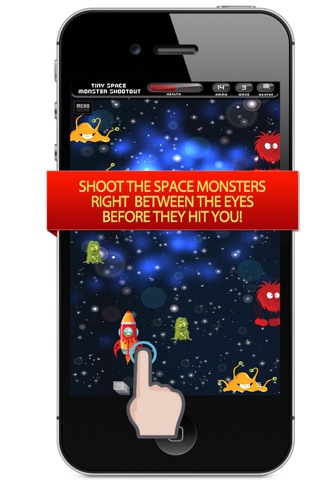 A Tiny Space Monster Shootout – Blast the Flying Invaders Before They Take Over Your Galaxy screenshot 3