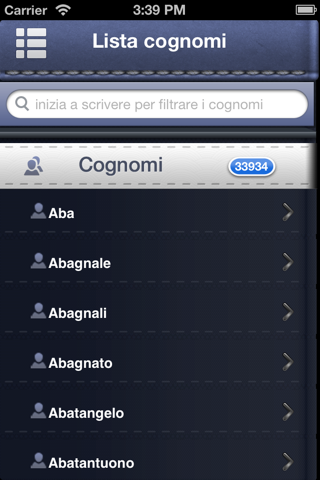 Cognomi & Stemmi LITE screenshot 2