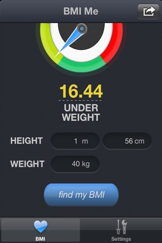 BMI Me Calculator screenshot 3