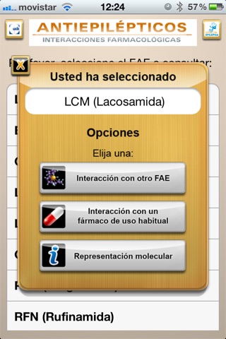 Interacciones FAEs screenshot 3