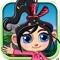 Race with the cute hair girl through the forest in this fun and addictive jumping running game