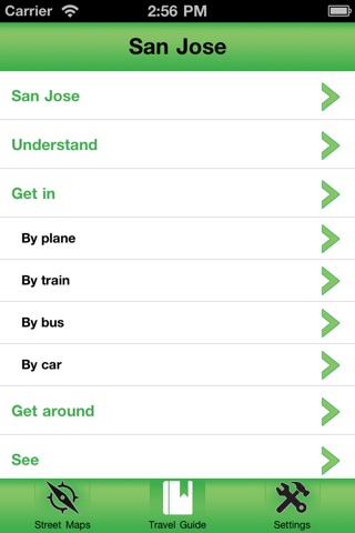 San Jose Offline Street Map screenshot 2