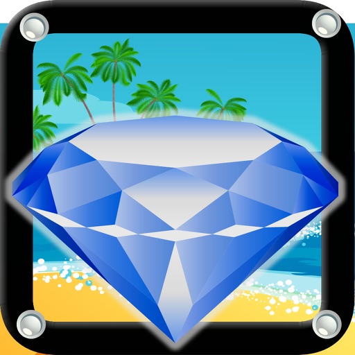 Diamond tower shake FREE - A treasure on the beach icon