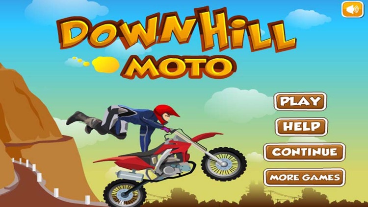 Down Hill Crazy Moto Racing