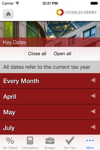 Charles Derby - Tax Tools App screenshot 3