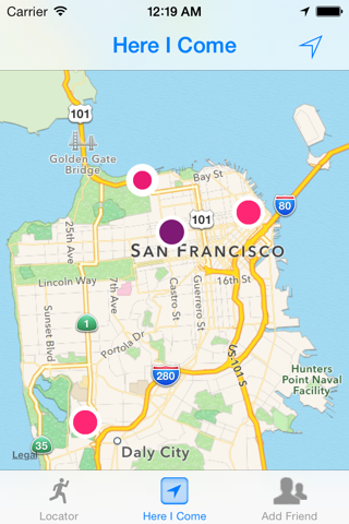 Here I Come - Friend Locator, GPS Phone Tracker screenshot 3