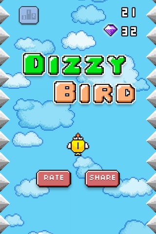 Dizzy Bird - Impossible Flappy Adventure screenshot 2