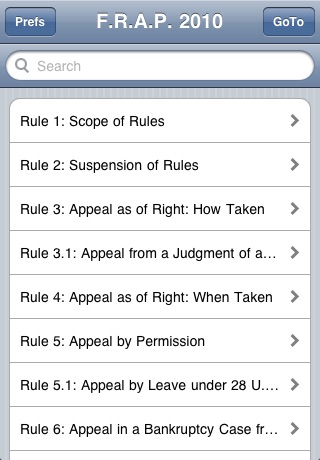 Federal Rules of Appellate Procedure 2010