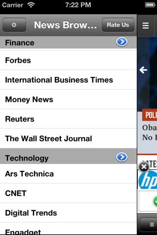 News Browser for US screenshot 2