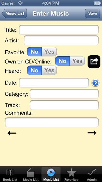 RecordLists Free screenshot-3