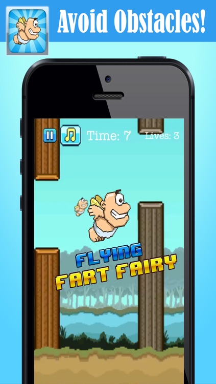 Flying Fart Fairy - Stinky Cupid Flapping Through the Forest