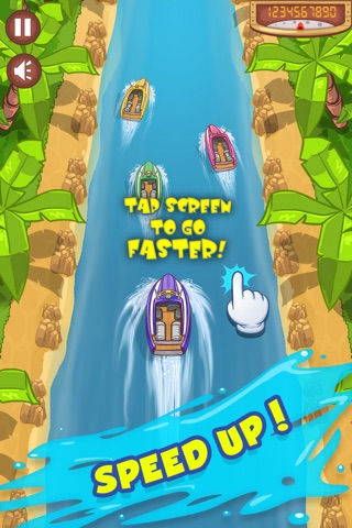 Power-boat Tropics Racer - A crazy fast boating race game! screenshot 3