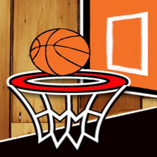 Basketball shot icon