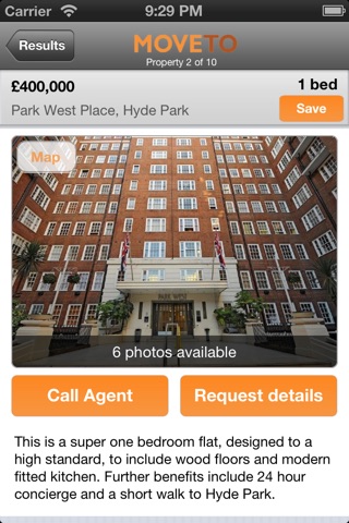 MoveTo - properties in London, Surrey, Berks and Bucks screenshot 3