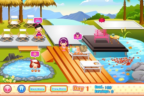 Exotic spa ressort game screenshot 2