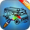 Cool Cars Coloring Book HD