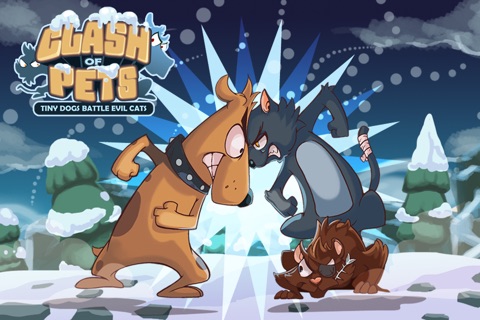 Clash of Pets - Tiny Dogs Battle Evil Cats screenshot 2