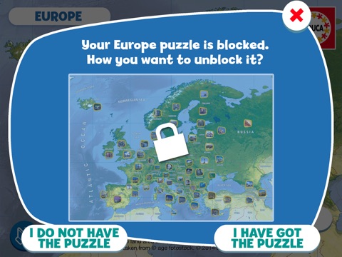 Appuzzle Europe screenshot 2