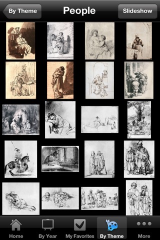 Drawings: Rembrandt van Rijn screenshot 3