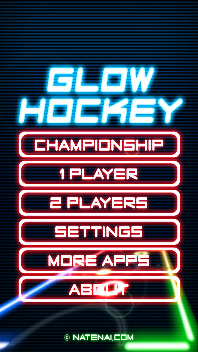 Glow Hockey Screenshot 2