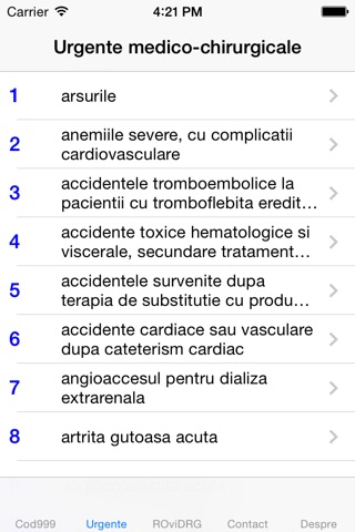 CoduriMedicale screenshot 3