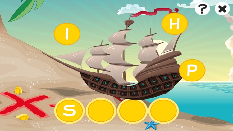 ABC Pirates learning games for children: Word spelling of the pirate world for kindergarten and pre-school