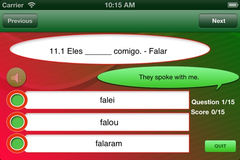 European Portuguese - Grammar 1 screenshot 4