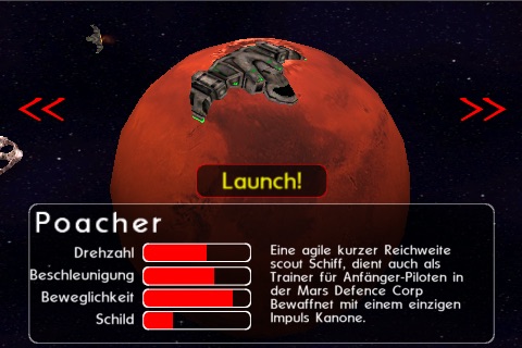 Mars Defender: Asteroids Space RPG screenshot 2