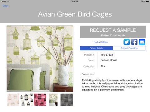 Brewster Interior Wallpaper Finder – Designer Wallpaper for Homes screenshot 4